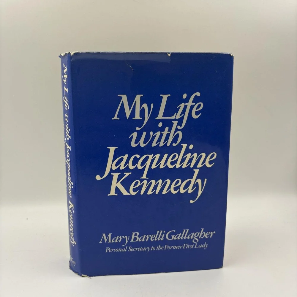 Vintage 1969 My‎ Life With Jacqueline Kennedy Mary Gallagher Blue HC JFK McKay